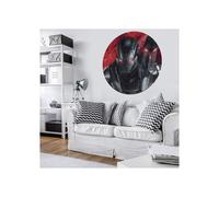papel tapiz panorámico redondo autoadhesivo los vengadores rojo y gris - Ø 128 cm - 612048