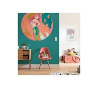 Papel tapiz panorámico redondo autoadhesivo - Sanders & Sanders - Ariel Feliz - Ø 128 cm - Multicolor - No tejido