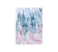 Papel tapiz panorámico - Sanders & Sanders - Dúplex azul y rosa - 184 x 254 cm - Ecológico - Mate