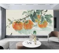 Papel tapiz para decoración del hogar, papel tapiz para sala de estar, murales de flores de tulipán rojo, papel tapiz 3D, 430 x 300 cm