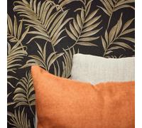 Papel Tapiz Pesado AS Creation 79108-6 Midnight Botanica Pared Destacada Negra