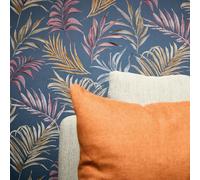 Papel Tapiz Pesado Palm AS Creation 79108-5 Botanica Medianoche Pared Destacada
