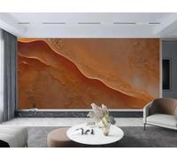 Papel Tapiz Retro Arte Abstracto Textura Del Desierto Rojo TV Sofá Fondo Pared Dormitorio Sala De Estar Estudio Mural,3D,400x280cm
