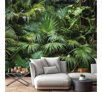 Papel Tapiz Selva Tropical Verde Vlies Botánico 312x219cm Mural Pared