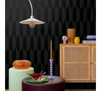 Papel Tapiz Geométrico Pesado AS Creation 79086-8 Graphic Groove Pared Destacada
