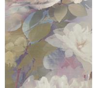 Papel Tapiz Floral Aurora Texturizado Morado Erismann 10513-09 Para Sala Comedor