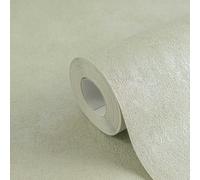 Papel Tapiz Uni Brillante Con Estructura Sutil - Verde