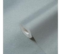 Papel Tapiz Uni Con Patrón Estructural - Turquesa