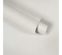 Papel Tapiz Unicolor Blanco Con Estructura De Espuma Plana