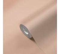 Papel Tapiz Unicolor Con Estructura Suave - Rosa