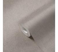 Papel Tapiz Unicolor Gris Paloma Con Detalles Estructurales - Gris