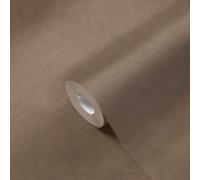 Papel Tapiz Unicolor Marrón Ligeramente Estructurado