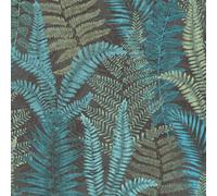 Papel Tapiz Verde Teal Salvia - Geométrico Floral Hojas Animales Y Más