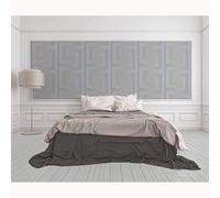 Papel Tapiz VERSACE Clave Griega 10m x 70cm - Plata 935235 Nuevo