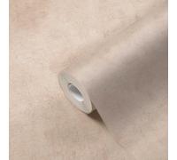 Papel Tapiz Vlies En Arena-Beige Con Efecto Estructura