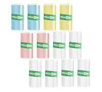 Papel Térmico Autoadhesivo,12 Rollos Papel Térmico Colorido para Mini Impresoras,Para Fotos,Notas