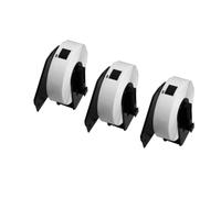 Papel térmico Continuo Blanco de 38 mm x 30,48 m, 1 Rollo Compatible con Suministros de Impresora QL-500 QL-570 QL-800 para el número de Pieza DK-11203 DK-22225