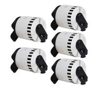 Papel Térmico DK-11234 DK-11247 DK-22211 DK-22212 Compatible with Brother QL-1050 QL-1060N QL-1100 QL-1110NWB QL-500 QL-570VM QL-600 QL-650 QL-710W QL-700(DK-22212 5 Rolls)