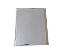 Papel Transfer 50 unidades de papel transferencia for estampado en caliente dorado A4, laminador, impresora láser, tarjetas presentación, suministros for manualidades(Silver)