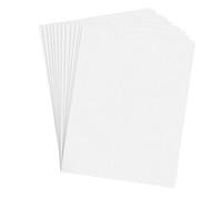 Papel Transferible Para Bordado - Hojas Estabilizadoras Solubles, Papel Imprimible Lavable, Soporte De Costura Soluble En Agua De 8.5x11 Pulgadas Para Costura A Mano Y A Máquina | Soporte Modelo Ad