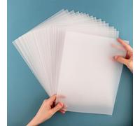 Papel vitela de 8.5 x 11 pulgadas, papel de vitela translúcido para trazado de manualidades, dibujo, superposiciones de tarjetas, sobre de invitación, 135 g/m², 60 hojas de papel vitela