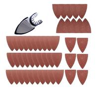 Papeladas de lijado multiTOOL Oscilando el papel de lija del triángulo abrasivo universal 51pcsossoscilating triangular almohadilla