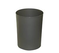 Papelera 11 litros color metal de polipropileno, ligera, cilíndrica y personalizable, diseño moderno para cocina u oficina | Denox