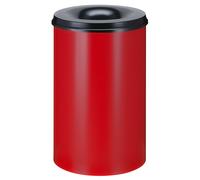Papelera autoextinguible, acero, ignífuga capacidad 110 l, H x Ø 720 x 470 mm