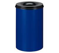 Papelera autoextinguible, acero, ignífuga capacidad 110 l, H x Ø 720 x 470 mm