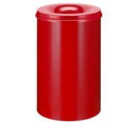 Papelera autoextinguible, acero, ignífuga capacidad 110 l, H x Ø 720 x 470 mm