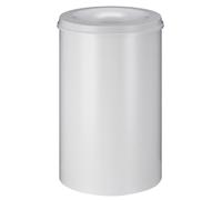 Papelera autoextinguible, acero, ignífuga capacidad 110 l, H x Ø 720 x 470 mm