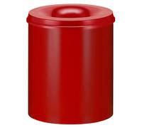 Papelera autoextinguible, acero, ignífuga capacidad 80 l, H x Ø 540 x 465 mm