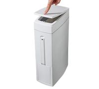 Papelera Automática Lata - Pedal De Rescate Estrecho Y Espacio | Bandeja De Residuos De Baño Con Tapa De Basculación | Cubo Petet Para Baño Y Cocina Con Internos, M