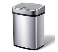 Papelera Cesta de papel de desecho doméstico Basura interior de interior Cocina Baño de cocina Sensor doméstico Trash Poder 12L Papelera De Cocina(A)