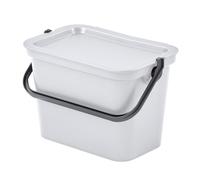 Papelera con asa 5l blanco