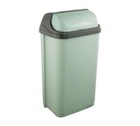 keeeper Papelera con tapa 50 l Verde nórdico 39x29,5x67,5 gama Rasmus