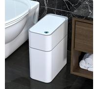 Papelera cubo de basura 15 l con sensor de movimiento inteligente sin contacto - incluye 20 bolsas de basura