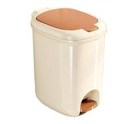 Papelera de interior moderna, papelera de baño con tapa, papelera de plástico delgada de 8/12/15/20 litros con pedal, papelera estrecha for inodoro, oficina, dormitorio. ¡Aprovecha más espacio de alma