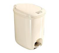 Papelera de interior moderna, papelera de baño con tapa, papelera de plástico delgada de 8/12/15/20 litros con pedal, papelera estrecha for inodoro, oficina, dormitorio. ¡Aprovecha más espacio de alma