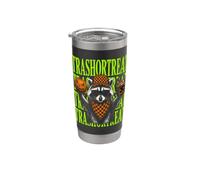 Papelera de mapache salvaje de Halloween o golosina espeluznante Halloween Vaso térmico de acero inoxidable de doble pared
