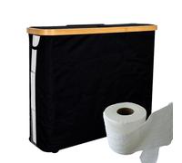 Papelera de papel higiénico, almacenamiento de papel higiénico para baño, cesta de almacenamiento de papel de tela Oxford de 23 L, cesta de papel higiénico, soporte de rollo de papel anti-p