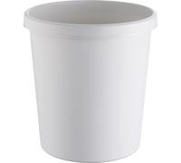 Papelera de polietileno helit, capacidad 18 l, UE 15 unid.