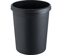 Papelera de polietileno helit, capacidad 45 l, UE 2 unid.