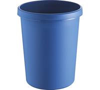 Papelera de polietileno helit, capacidad 45 l, UE 2 unid.