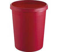 Papelera de polietileno helit, capacidad 45 l, UE 2 unid.