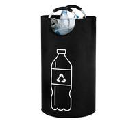 Papelera De Reciclaje Interior | Plegable Resistente E Impermeable 82 L Con Asa,Organizador Reciclaje Botellas - Para Interior, Exterior, Hogar, Oficina, Garaje, Uso Doméstico, Dormitorio, Armario