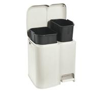 Tontarelli Cubo de basura diferenciado Patty Bianca 13 + 8 litros