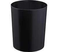 Papelera de seguridad con pieza insertada de aluminio ZWINGO, capacidad 13 l, Ø 245 mm