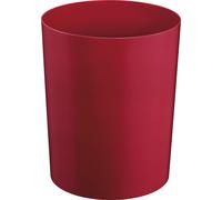 Papelera de seguridad con pieza insertada de aluminio ZWINGO, capacidad 20 l, Ø 280 mm