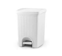 Papelera Elegance RATT 20 Litros Blanco Stefanplast